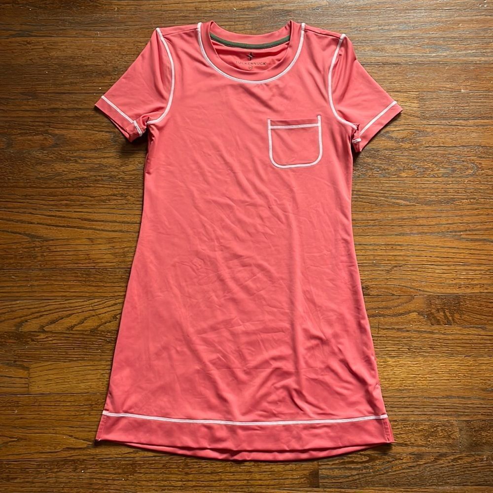 Tuckernuck Pink Sport Short Sleeve Tennis Sporty Mini Dress